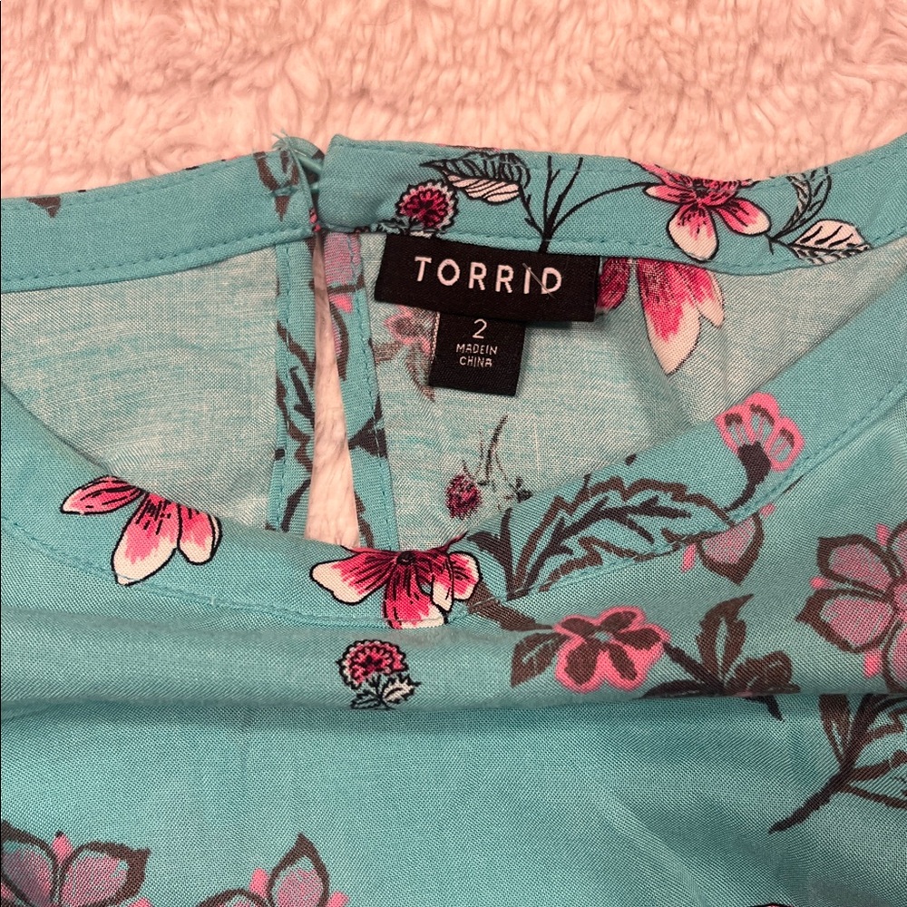 Torrid Midi Challis High Neck Dress, Torrid size 2 - Picture 8 of 10
